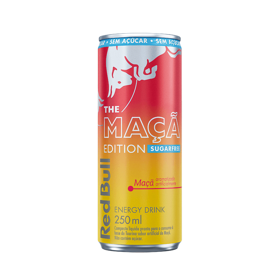 Energético Maçã Sugar Free Red Bull, 250ml